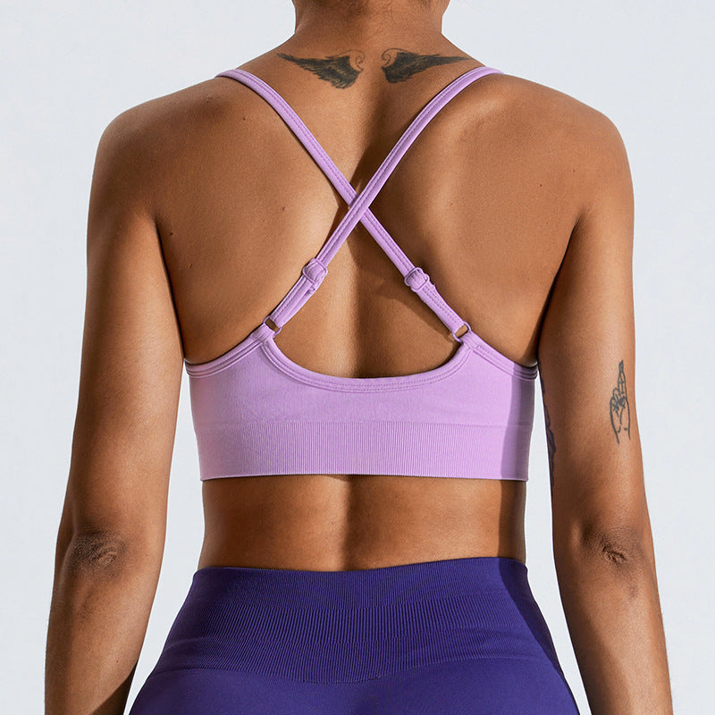 seamless sports bra