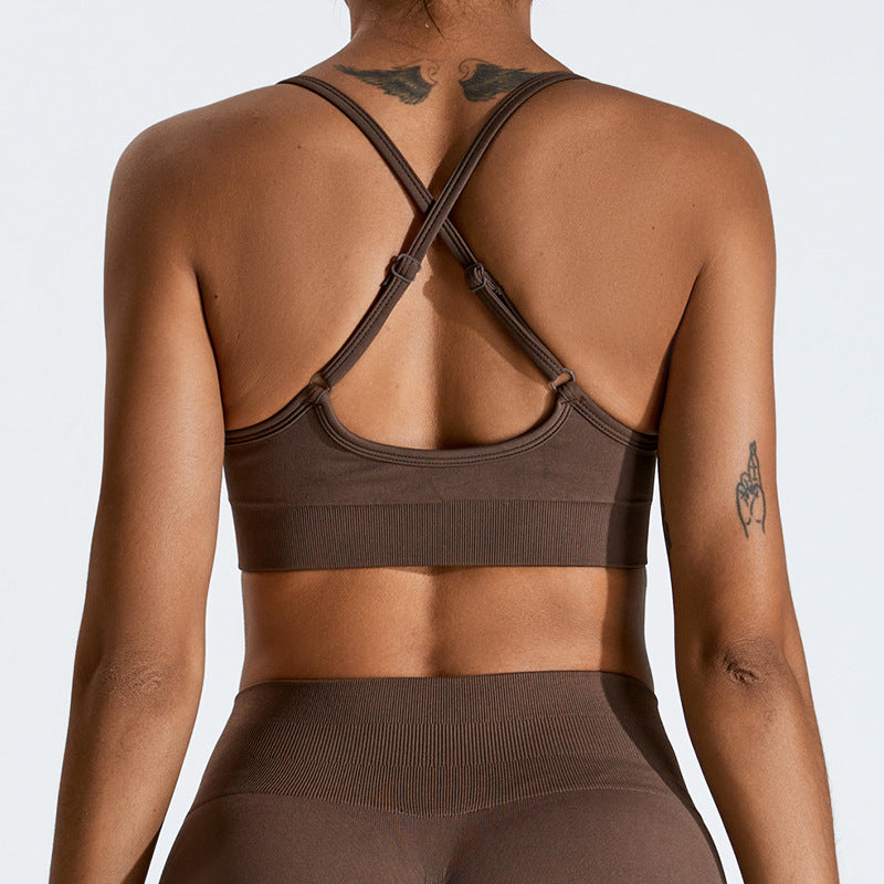 seamless sports bra